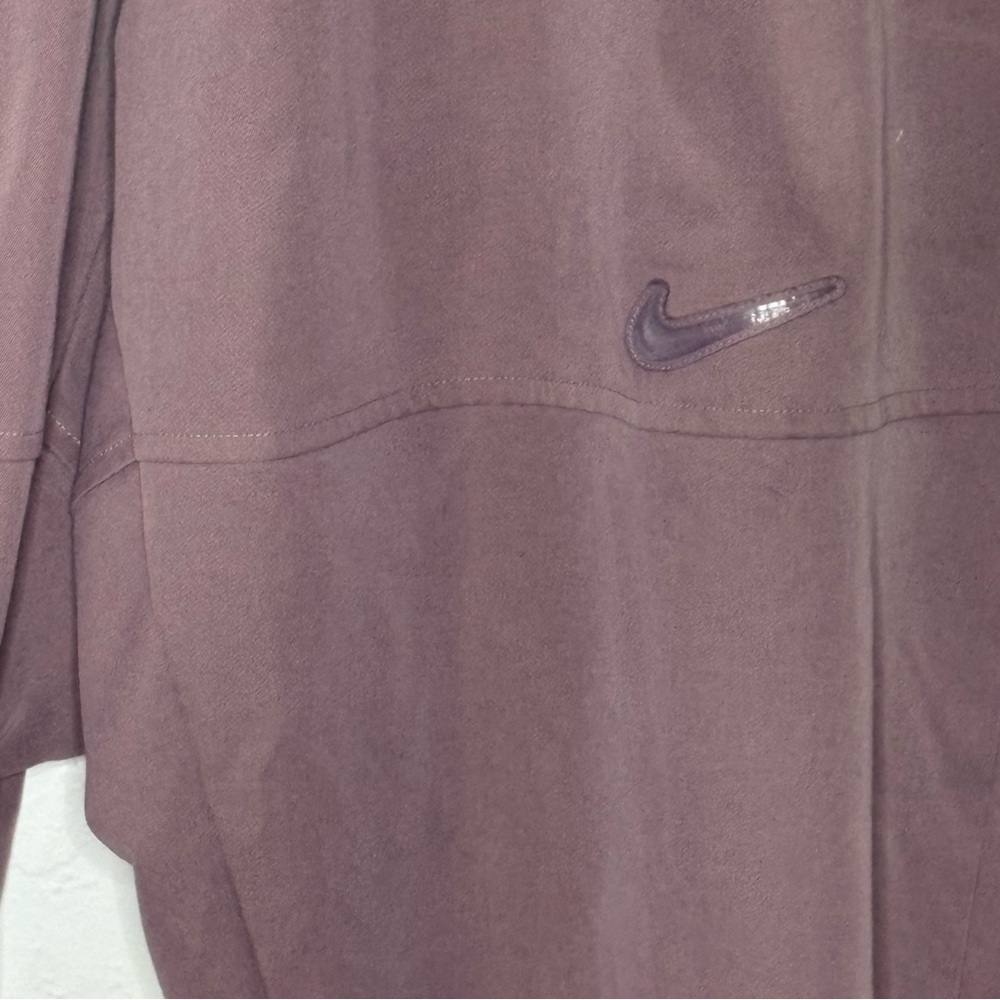 Women's Nike Plus Size 1X Elastic Waist DC6942 Dusty Pink Polyester Jogger Pants - Picture 4 of 13